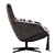 2017 Aston Club Arper Armchair: Modern Elegance for Your Space 3D model small image 5