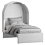 Natural Bridges Twin Bed: Canopy Edition 3D model small image 4