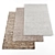 Luxury Artisan Rugs Bundle 3D model small image 1