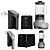 Cuisinart Kitchen Appliance Set 3D model small image 1