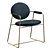 Baxter Gemma Chair: Customizable Color, Sleek Design 3D model small image 1