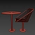 Korg Street Set: Table & Arm Chair 3D model small image 7