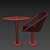 Korg Street Set: Table & Arm Chair 3D model small image 14