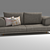 Modular Designer Sofa 3D model small image 1