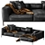 Frank Sofa: Stylish & Comfortable 3D model small image 2