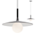 BOTEIN Pendant Lamp: Stylish Design, Matte Shade 3D model small image 1