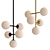 Nebula LED Chandelier: Illuminating Elegance 3D model small image 1