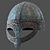 Viking Warrior Stainless Helmet 3D model small image 3