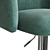 Millie Chrome Bar Chair 3D model small image 2