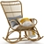 Monet Rocking Chair: Elegant and Comfortable 3D model small image 1