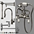 Heritage Collection: Waterstone & Kingston Faucets 3D model small image 1