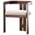 PIGRECO By Tacchini Chairs: Elegant and Compact Seating 3D model small image 1