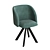 Millie Swivel Rodeo OM: Sleek and Comfortable Chair with Metal Legs 3D model small image 2