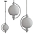 Pluto Pendant Light: Modern Elegance 3D model small image 2