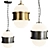 Elegant Broomley Pendant Light 3D model small image 1