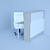 Europe Reception Desk: Modern Elegance 3D model small image 2