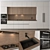 Modern Wood & White 72 - Kitchen Elegance 3D model small image 1