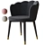 Elegant Bristol Dining Chair 3D model small image 1