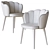 Elegant Bristol Dining Chair 3D model small image 4