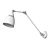 Industrial Wall Lamp with Switch 3D model small image 7