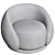 Elegant Julep Armchair: Timeless Beauty 3D model small image 5