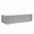 Minimalistic Line Storage Bench 3D model small image 2