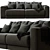 Country Style Medison Sofa 3D model small image 1