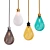 Elegant Cintola Pendant Light 3D model small image 1