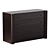 CB2 Blackened Wood Dresser 3D model small image 1