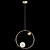 Lux Hoop Ring Pendant Lamp 3D model small image 2