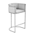 Sleek Enquire Bar Stool: High-Quality Industrial Design 3D model small image 2