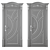 Modern Interior Door: UV Mapped 3D model small image 4