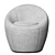 Elegant Swivel Armchair: Perfect for Any Space 3D model small image 2