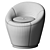 Bailey Chair: Corona Rendering & Visualization 3D model small image 4