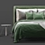 IKEA TUFJORD Upholstered Bed: Comfortable Elegance for Dreamy Nights 3D model small image 3