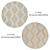 Versatile 6-Piece Round Rug Set 3D model small image 3