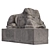 Egyptian Sculpture Replica 3D model small image 4
