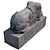 Egyptian Sculpture Replica 3D model small image 5