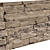 Egyptian Pyramid Wall Replica 3D model small image 2