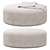 Folk Pouf Collection: Stylish, Cozy Seating 3D model small image 6