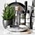 Elegant Kitchen Décor Set 3D model small image 2