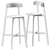 Roda Bar Stool: Sleek Elegance 3D model small image 2