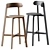 Roda Bar Stool: Sleek Elegance 3D model small image 3