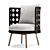 Elegant Torii Armchair - Minotti 3D model small image 1