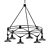 Elegant Shelton Chandelier: Illuminate in Style 3D model small image 1