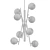 Elegant 8-Light Alluria Foyer 3D model small image 2