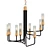 Elegant Helix Chandelier: Illuminate in Style! 3D model small image 1