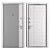 Premium Metal Entry Door - Newest NT 2 (Holz) 3D model small image 4