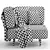 Sleek SOUL Garden Armchair - POTOCCO 3D model small image 6