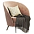 Elegant Melville Chair: Polys 96,124 3D model small image 2